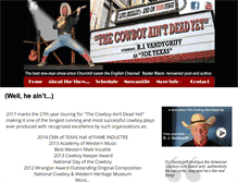Tablet Screenshot of cowboyaintdeadyet.com